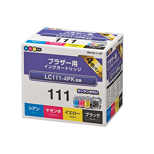 ブラザーLC111-4PK互換インクカートリッジ | いろはインク